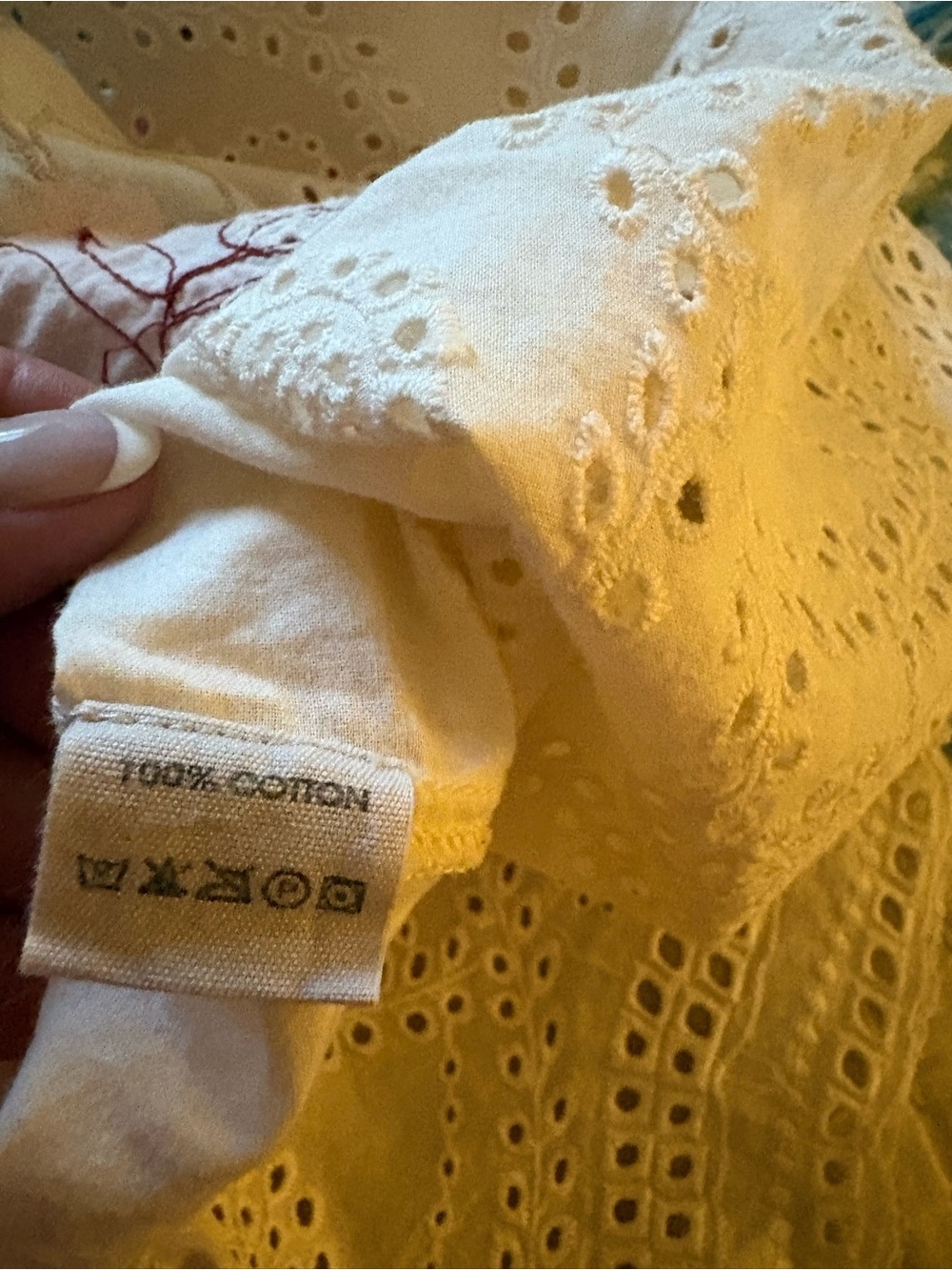 Magnolia Pearl Eyelet Appliqué Coronado dress - Picture 10 of 13